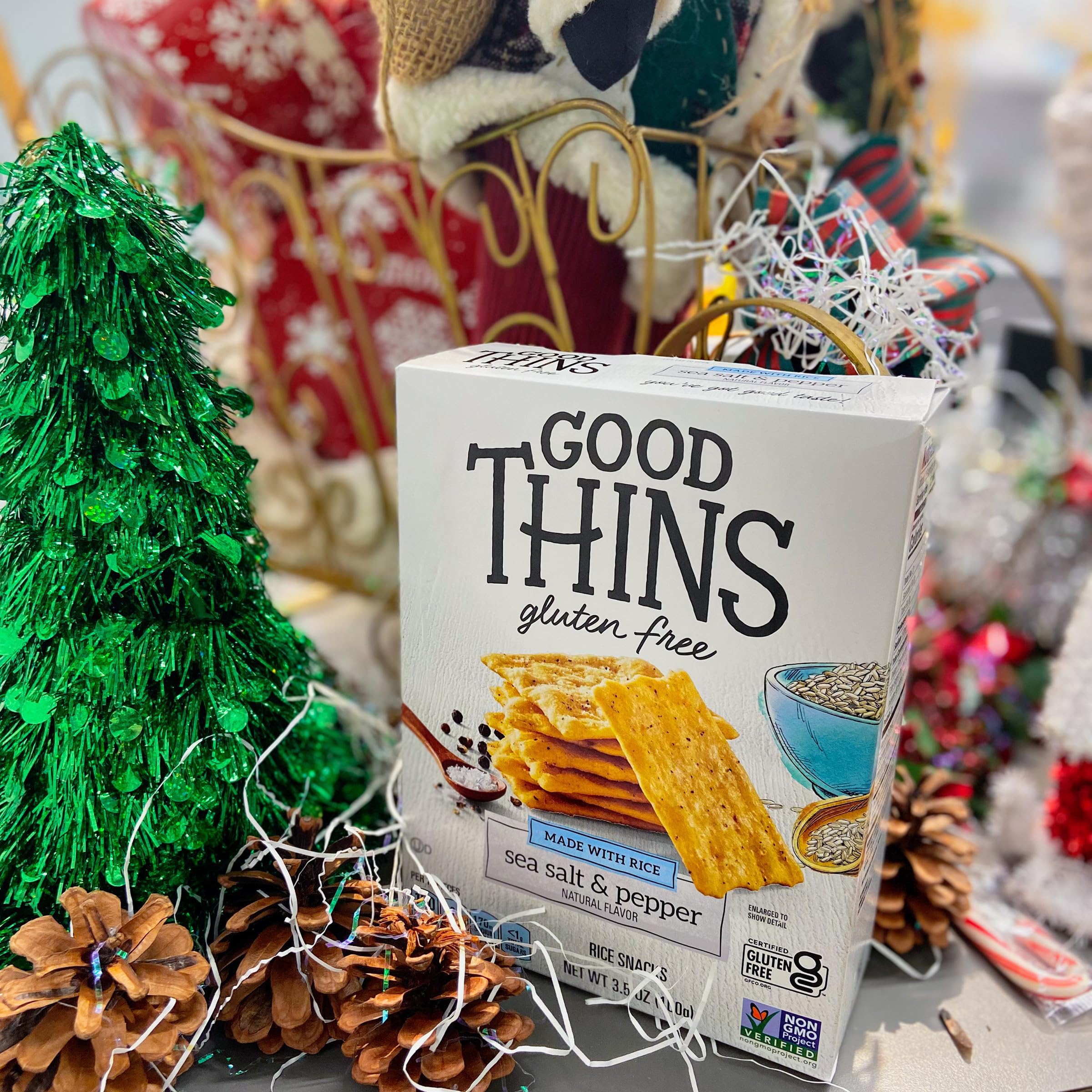 Good Thins for adults’ snack time, satisfying crunch