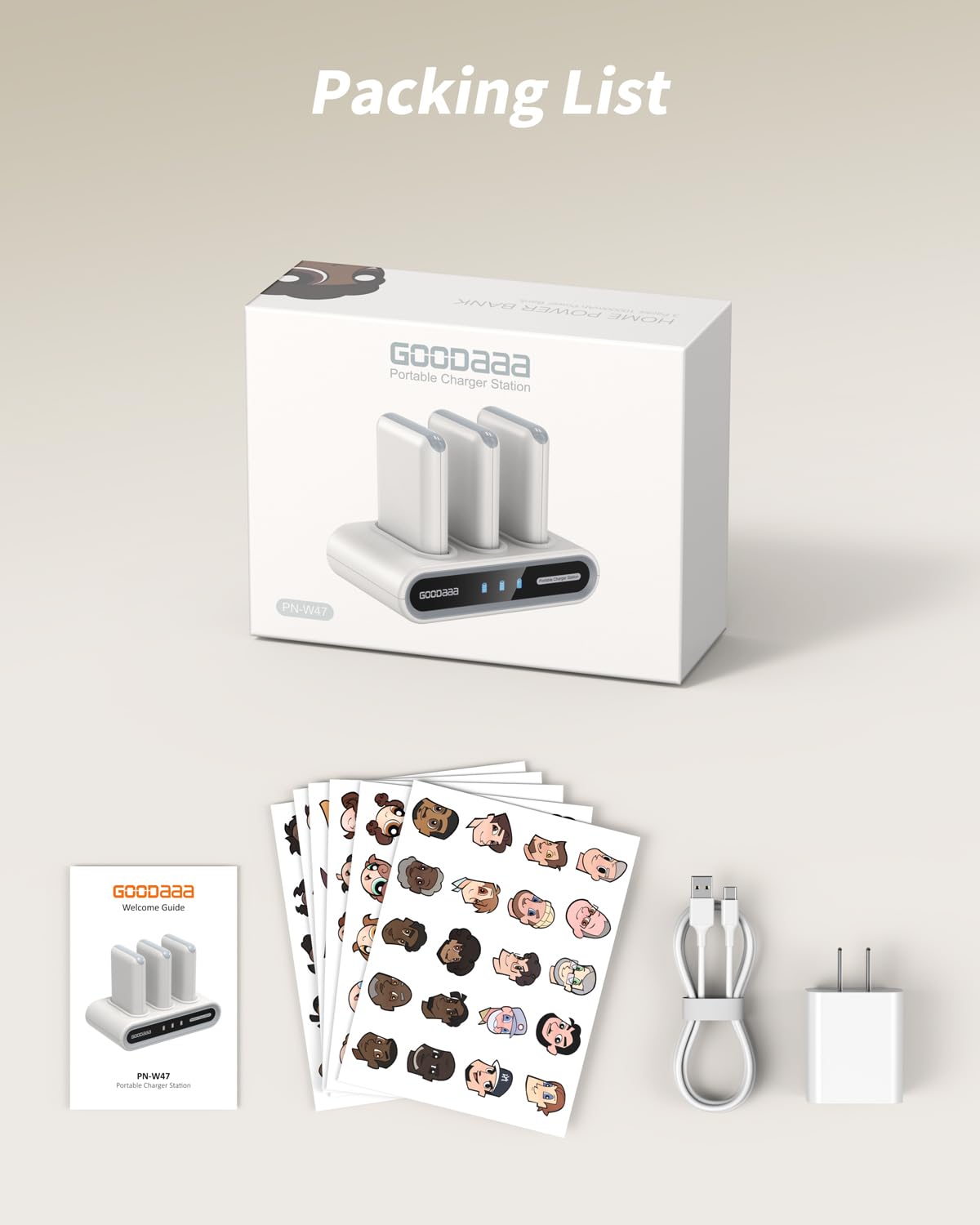 GOODaaa safe charging technology maintains safe temperatures during use.