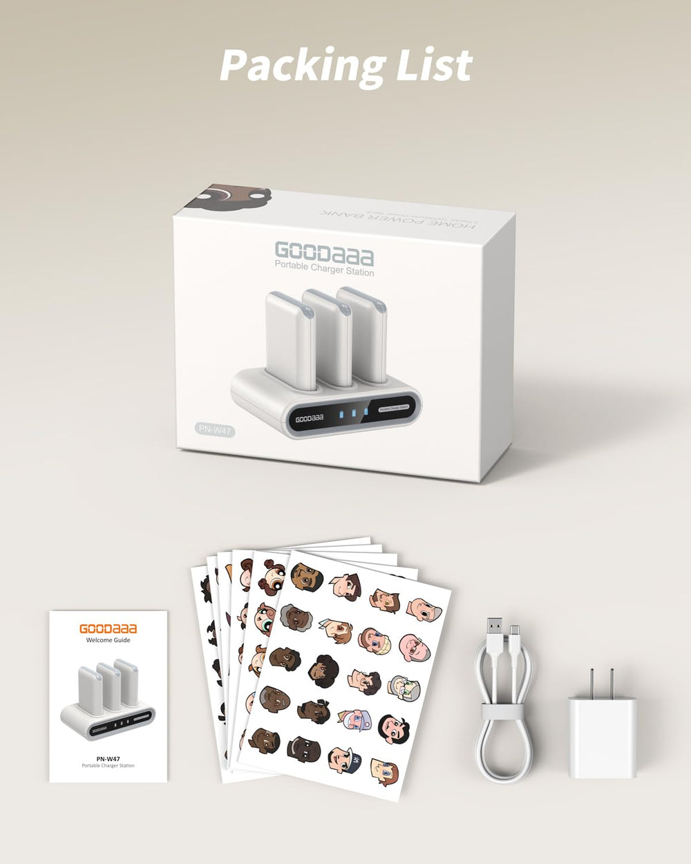 GOODaaa safe charging technology maintains safe temperatures during use.