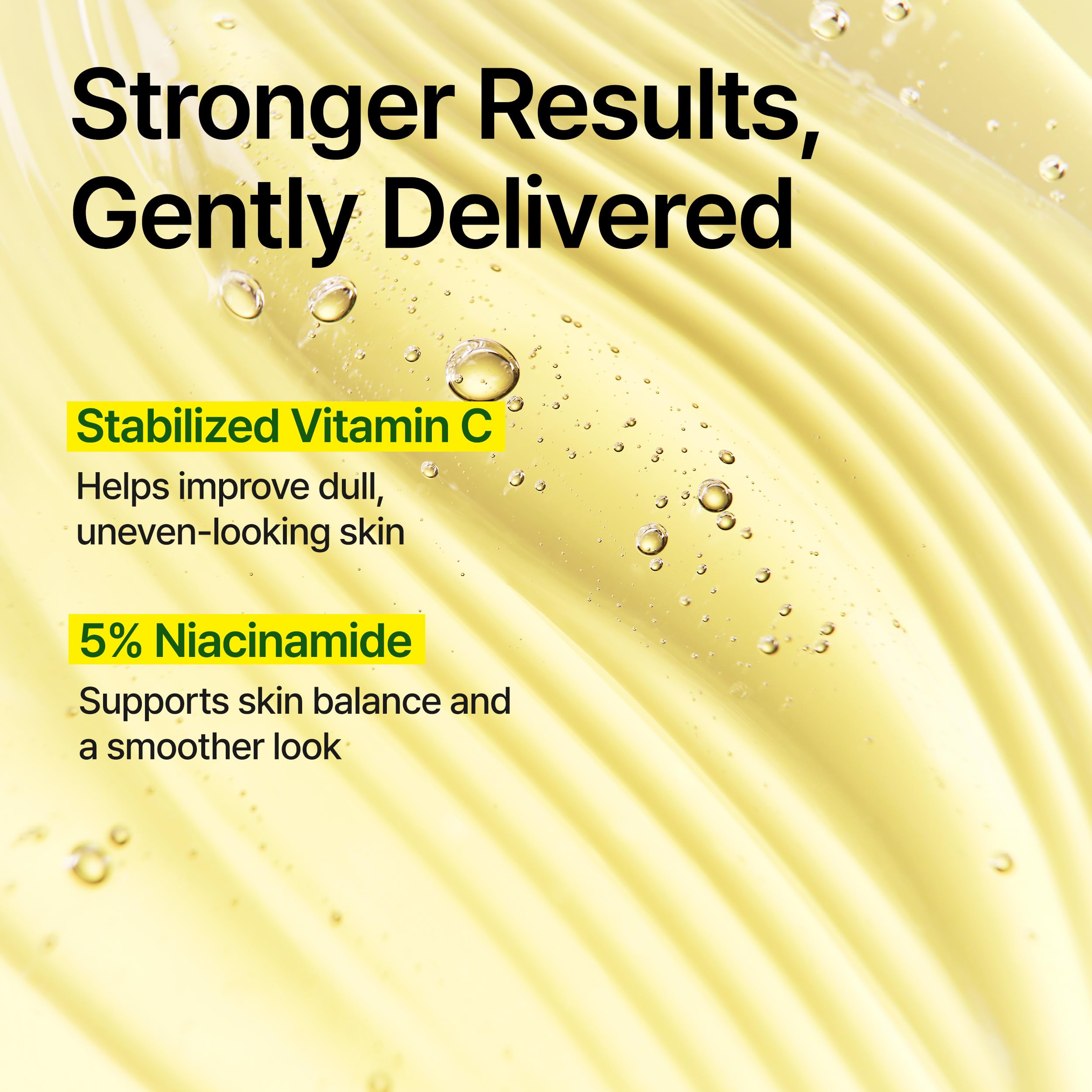 GOODAL serum with 5% Niacinamide label suggests pore refining potential.