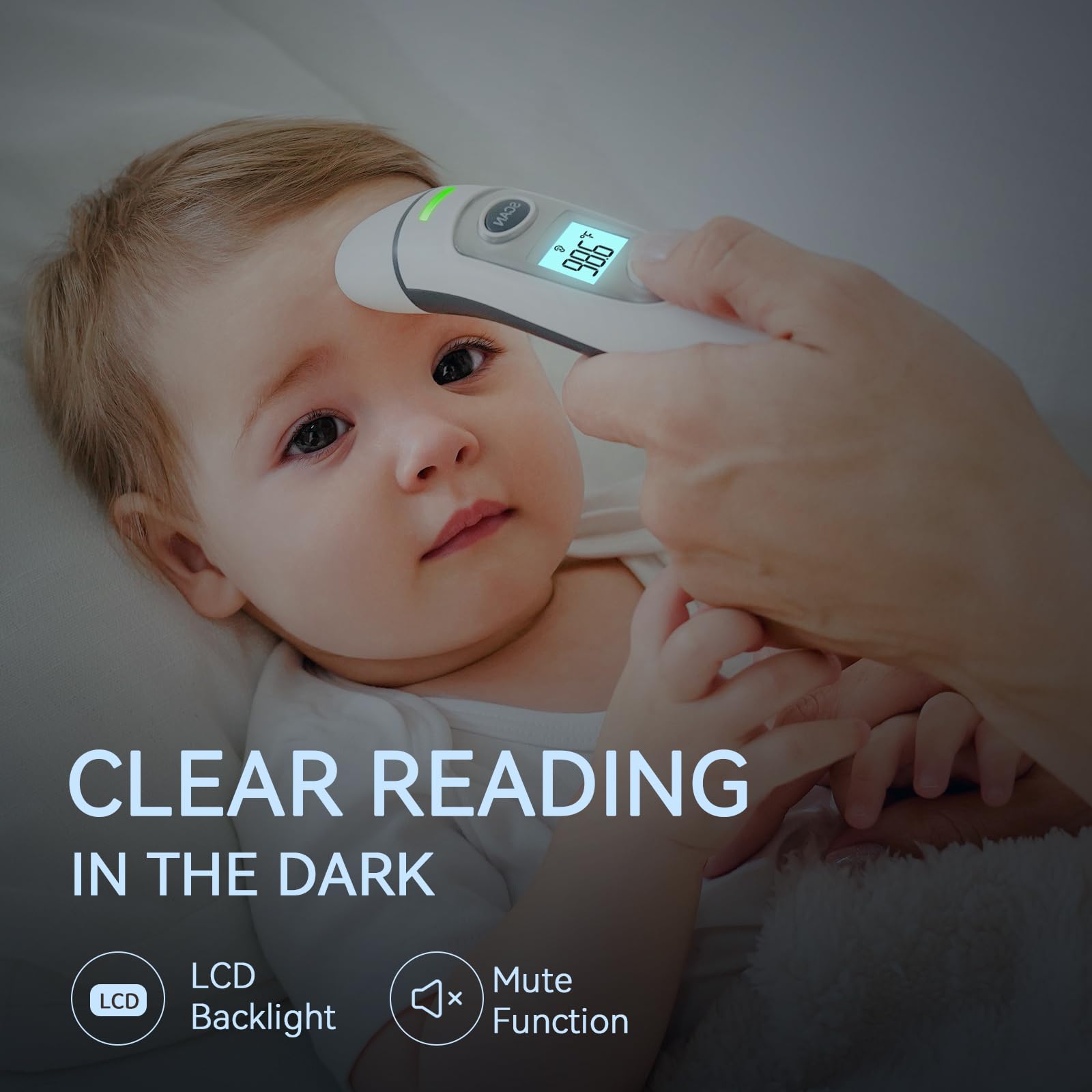 GoodBaby fever alarm feature indicating elevated readings