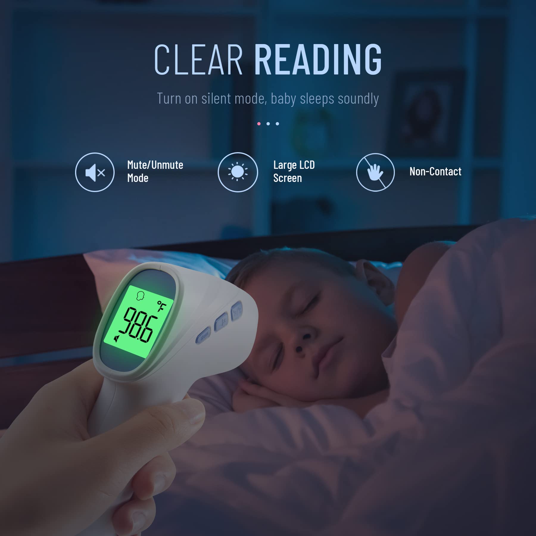 GoodBaby forehead thermometer ideal for kids with fast, gentle readings.