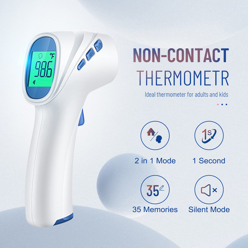 GoodBaby forehead thermometer no-contact use helps maintain hygiene during busy mornings.