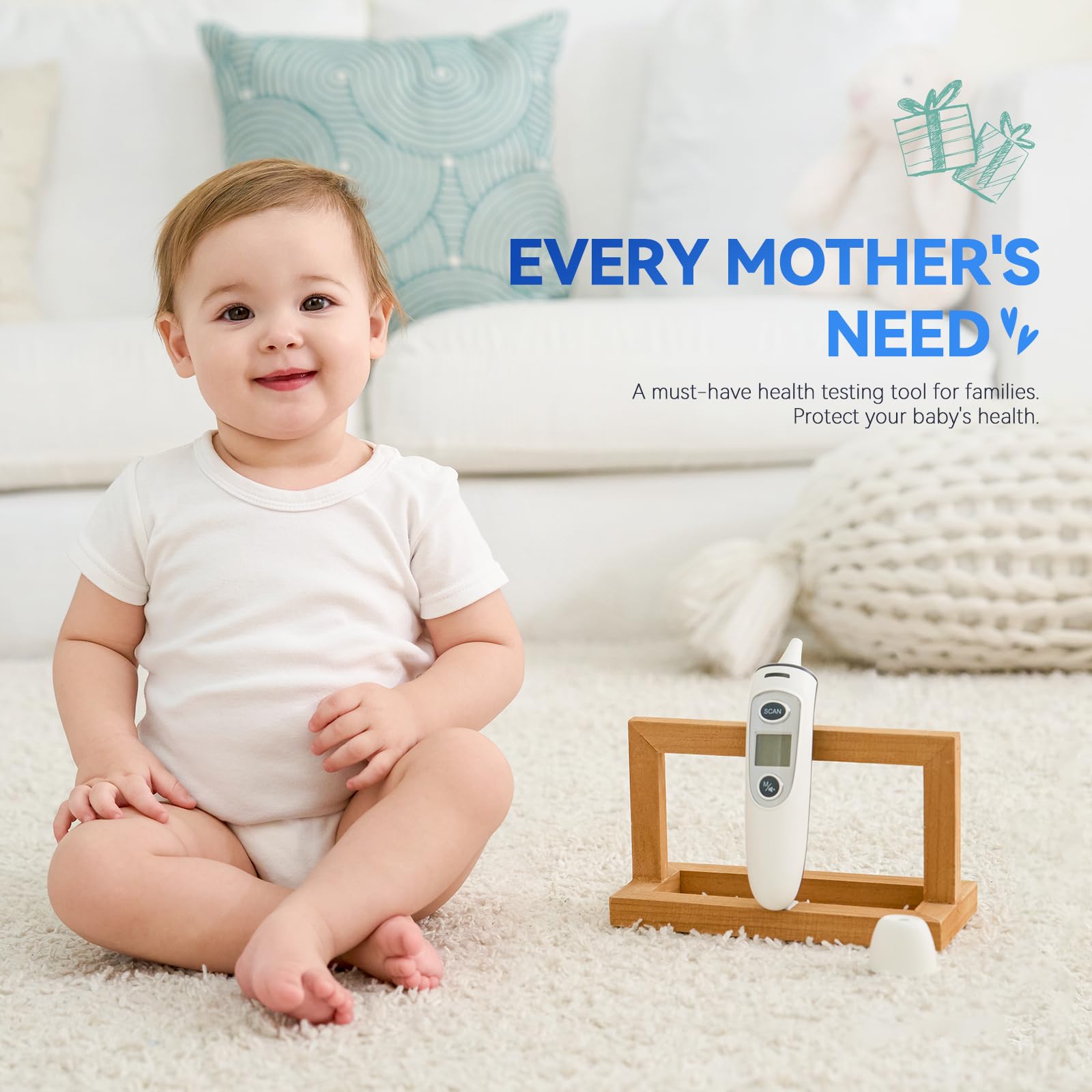 GoodBaby memory function storing up to 35 temperature measurements
