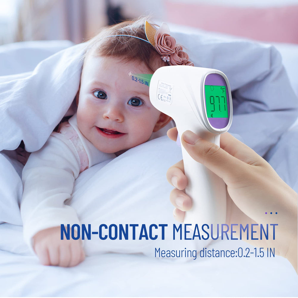 GoodBaby No-Touch Thermometer with easy-clean design for quick cleanup