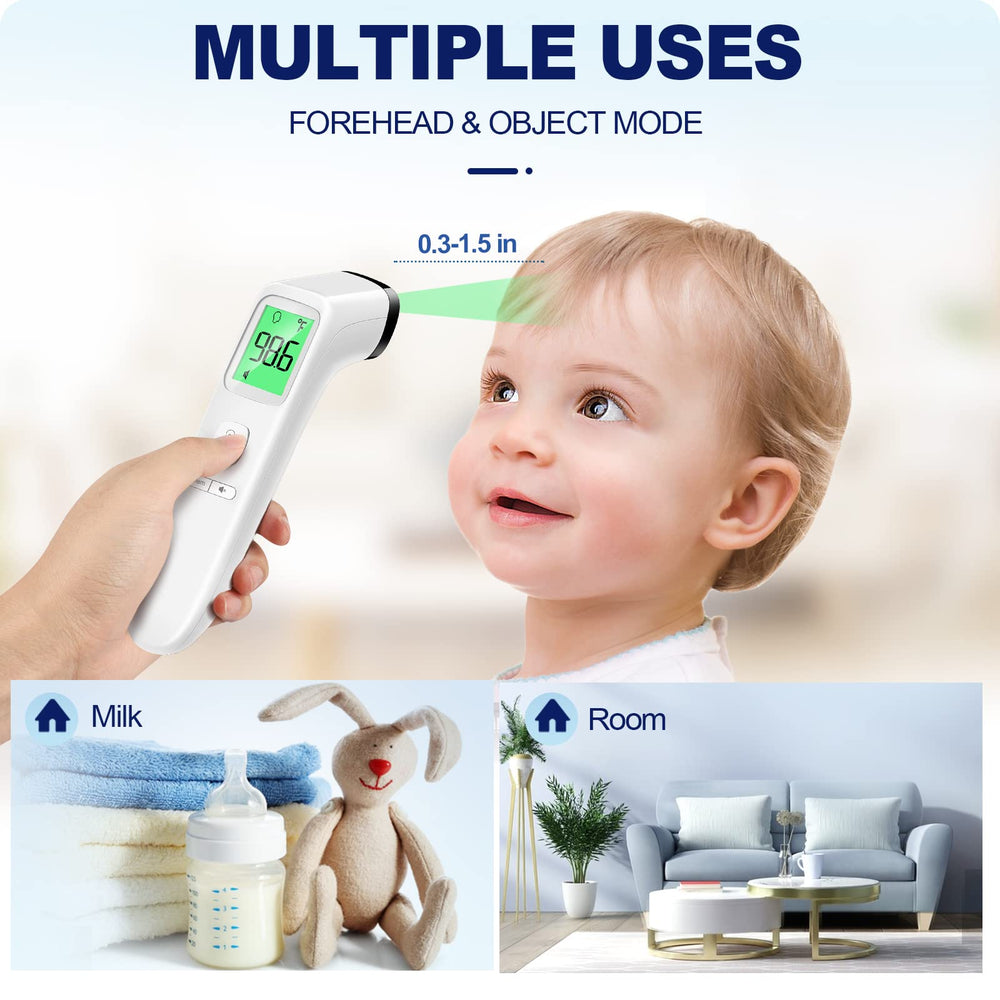 GoodBaby No-Touch Thermometer silent mode enables discreet checks at night.