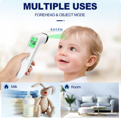 GoodBaby No-Touch Thermometer silent mode enables discreet checks at night.