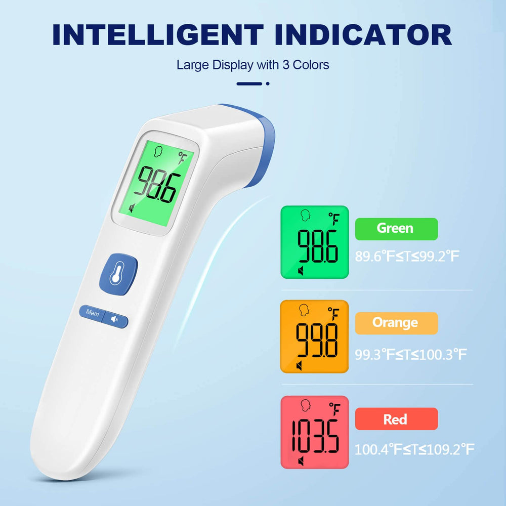 GoodBaby thermometer with 35-memory helps track temperature trends.