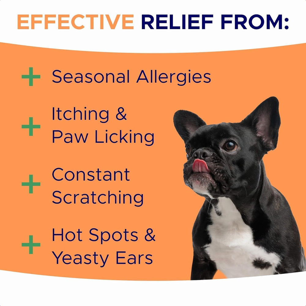 GOODGROWLIES dog allergy chews close-up showing chewy texture and palatability.