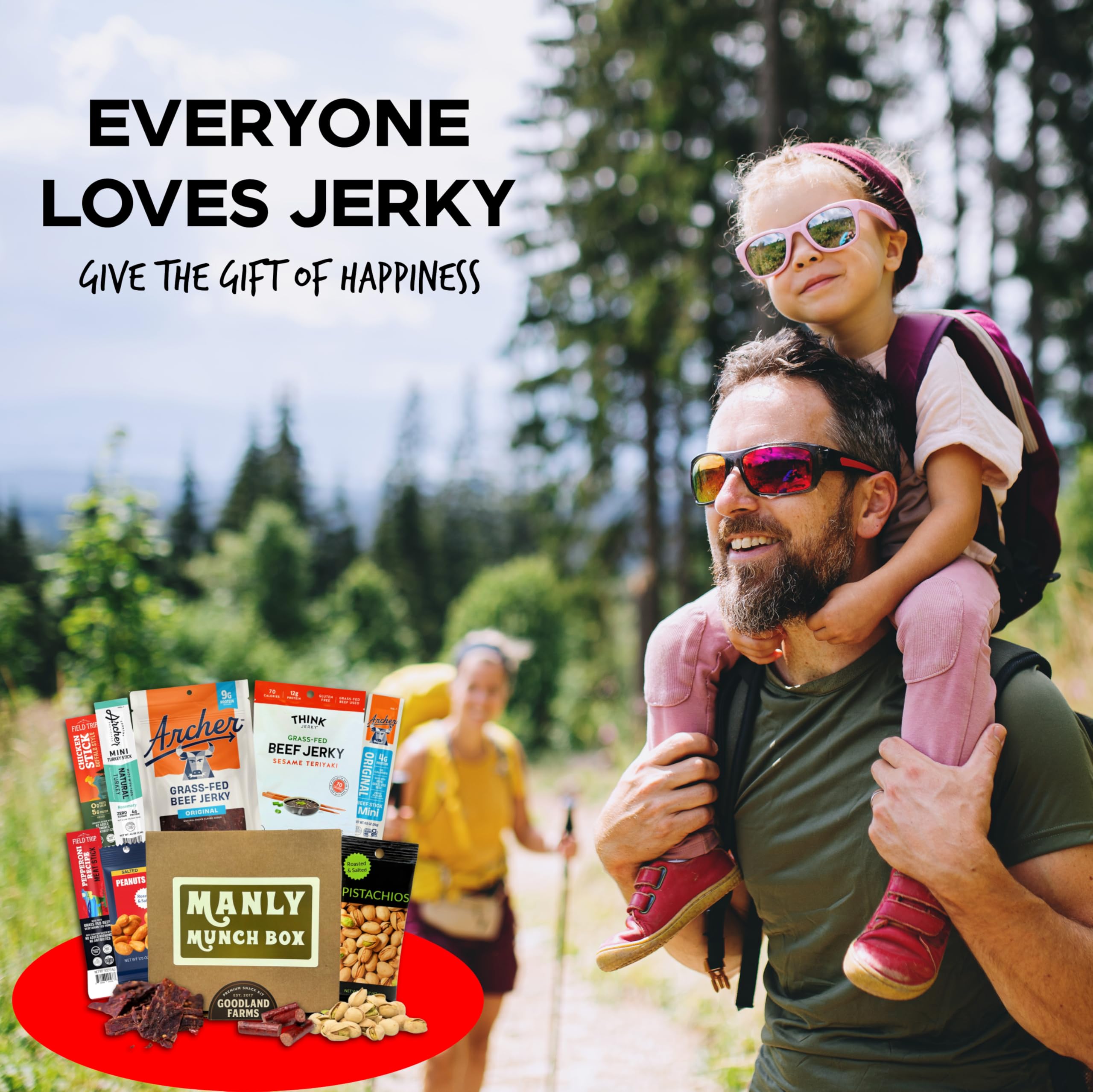 Goodland Farms pistachios and peanuts mix for crunch and nutty protein.