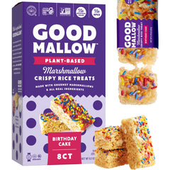 GoodMallow vegan rice crispy treats box-8, ideal for on-the-go snacking