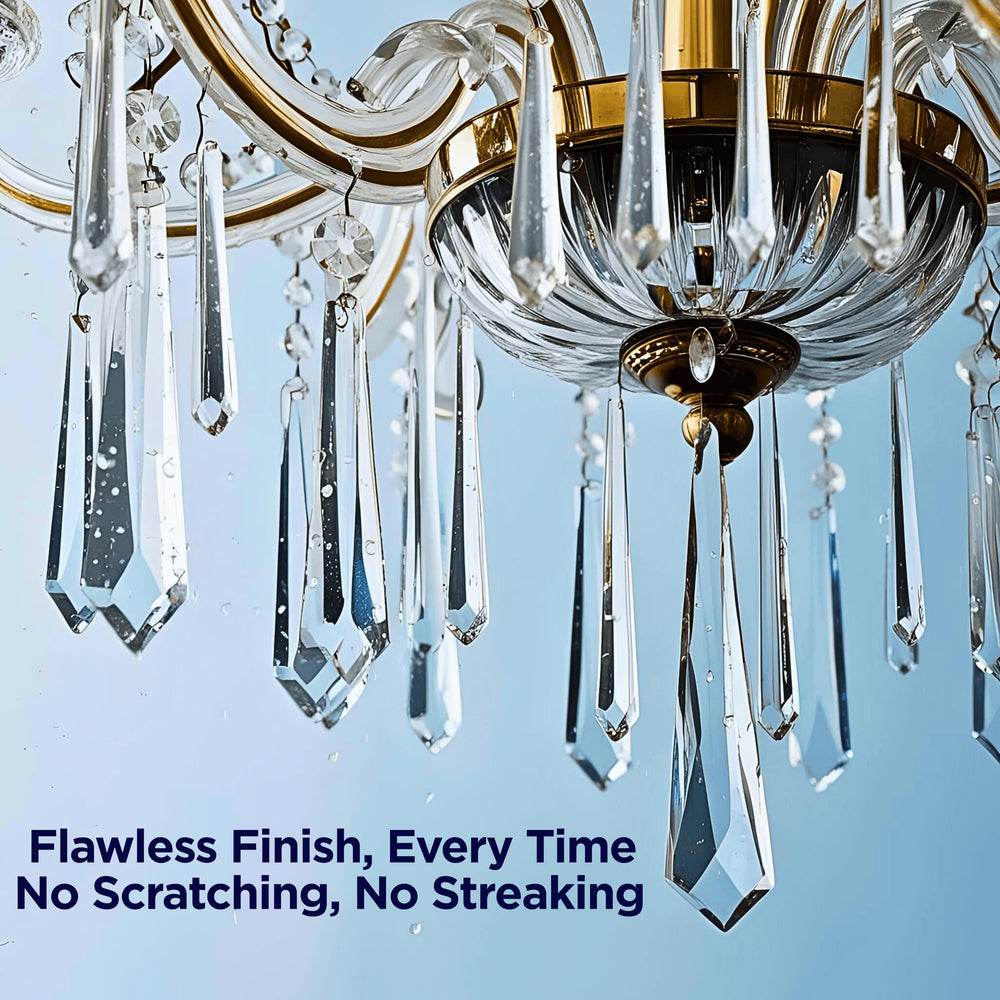 Goodscious Sparkle Plenty crystal closeup highlights dust removal without rubbing