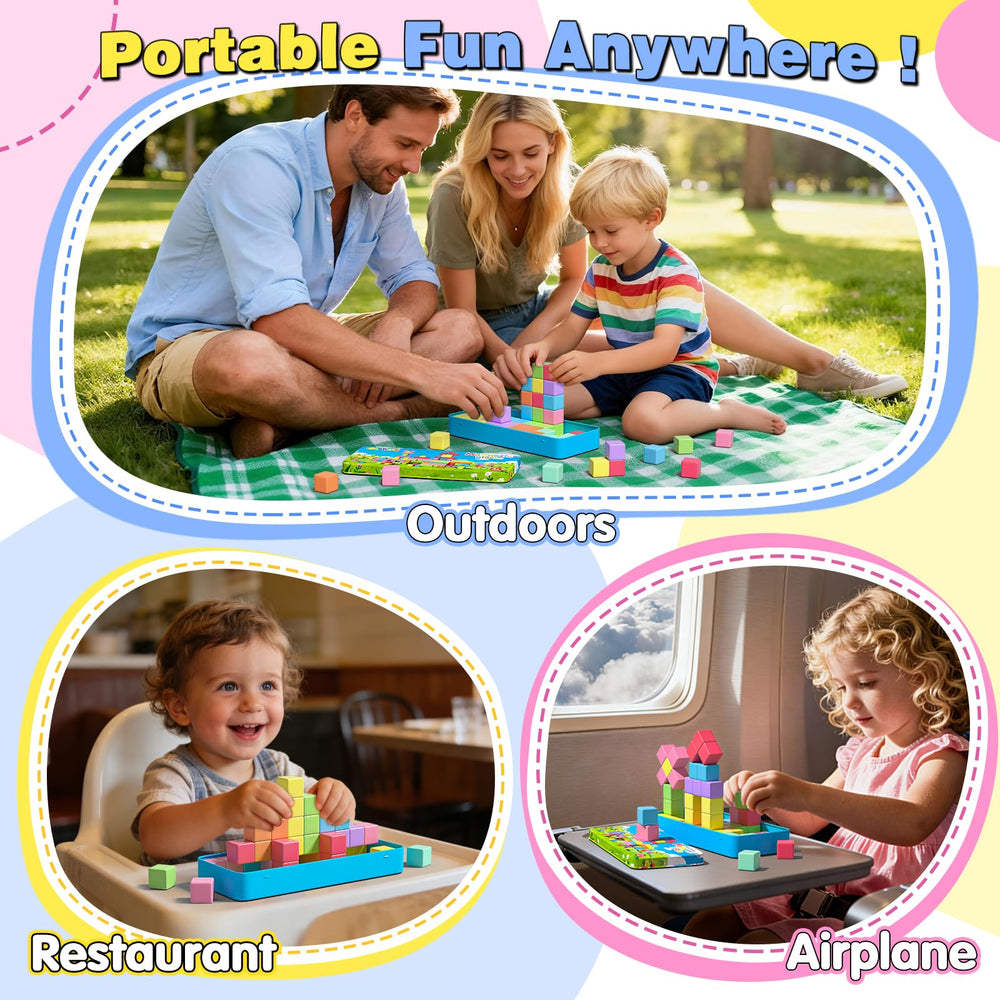 Goodtiles magnets support STEM learning and hands-on play for early learners