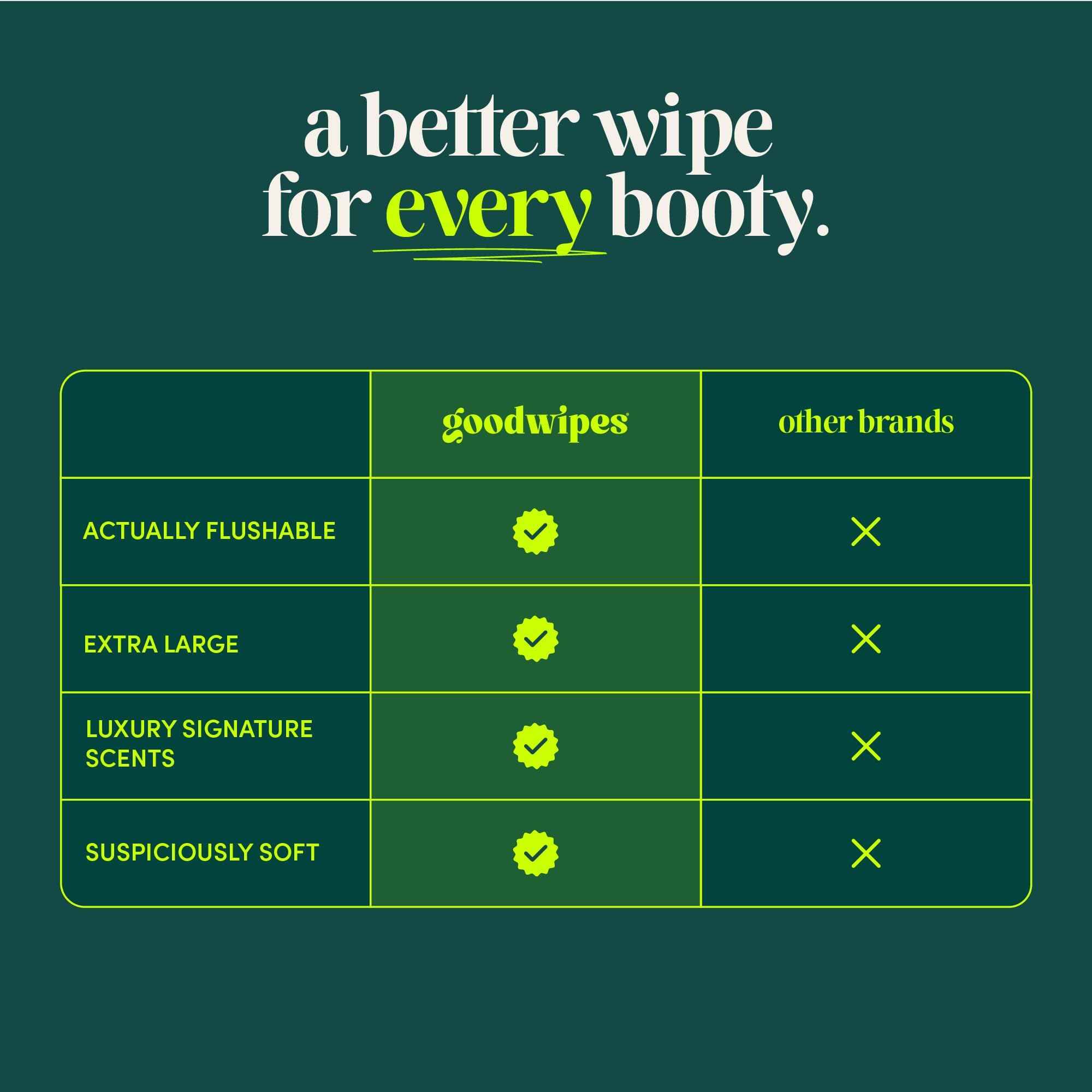 Goodwipes travel pack compact display showing on-the-go convenience.