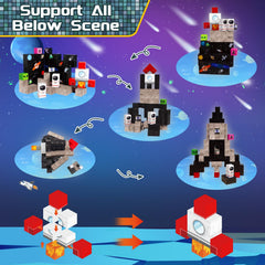 Goody King 21 designs magnetic blocks encourage endless building variations.