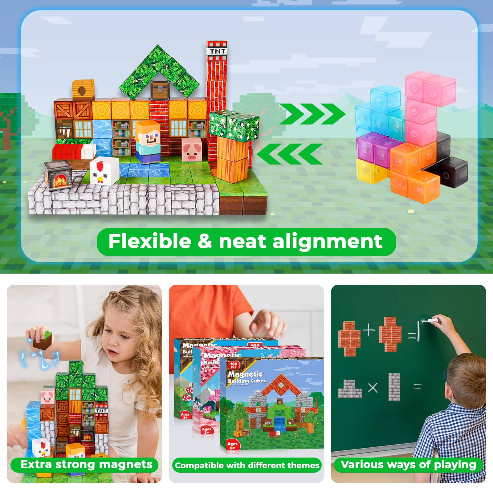 Goody King Magnetic Blocks STEM learning through construction and problem solving
