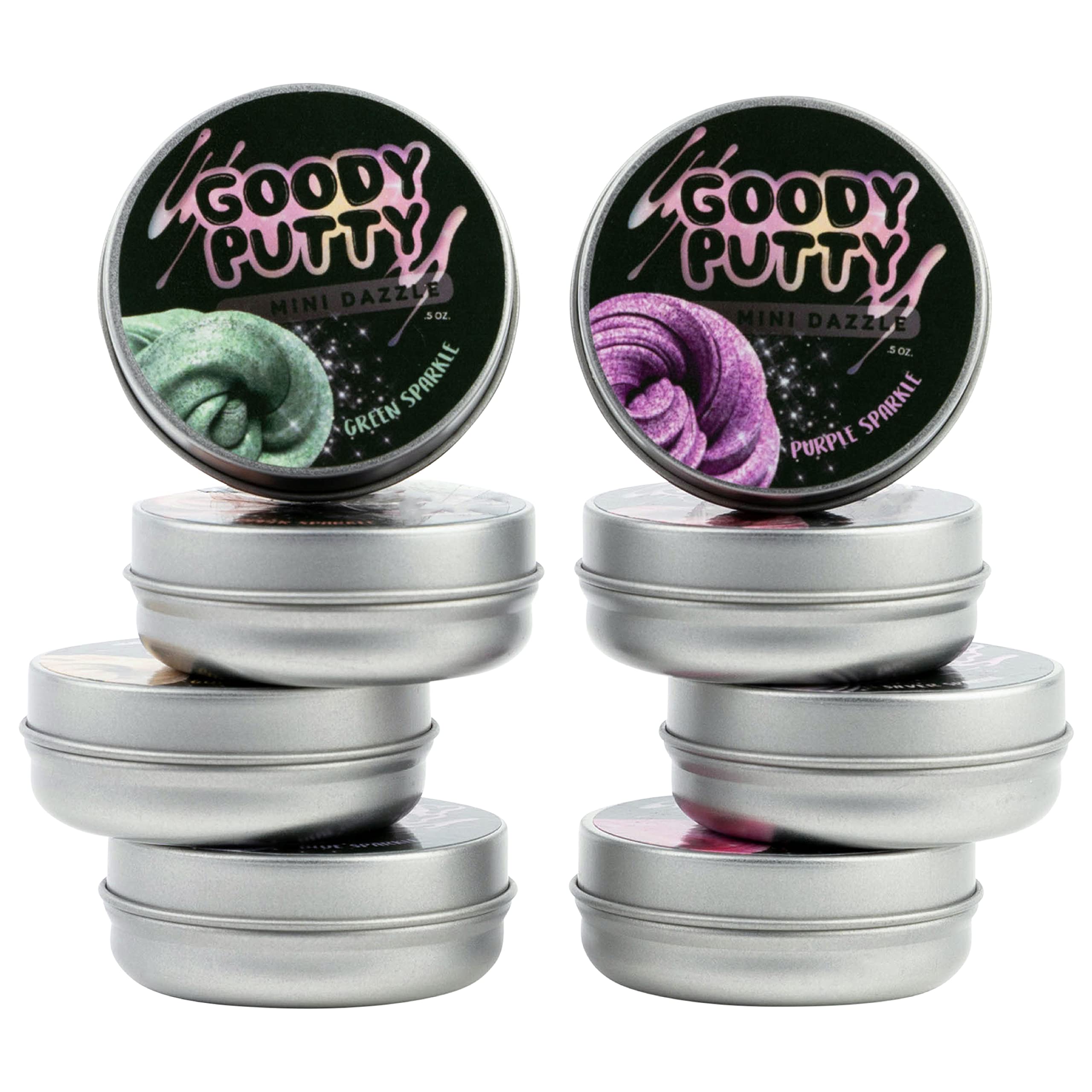 Goody Putty Mini Dazzle Gold Glitter Tin sparks creative play with shimmering texture.