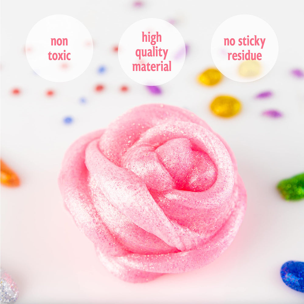 Goody Putty Mini Dazzle Purple Glitter Tin provides tactile glittery texture for creative exploration.