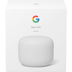 Google Nest Wifi app setup screen demonstrates easy network configuration.