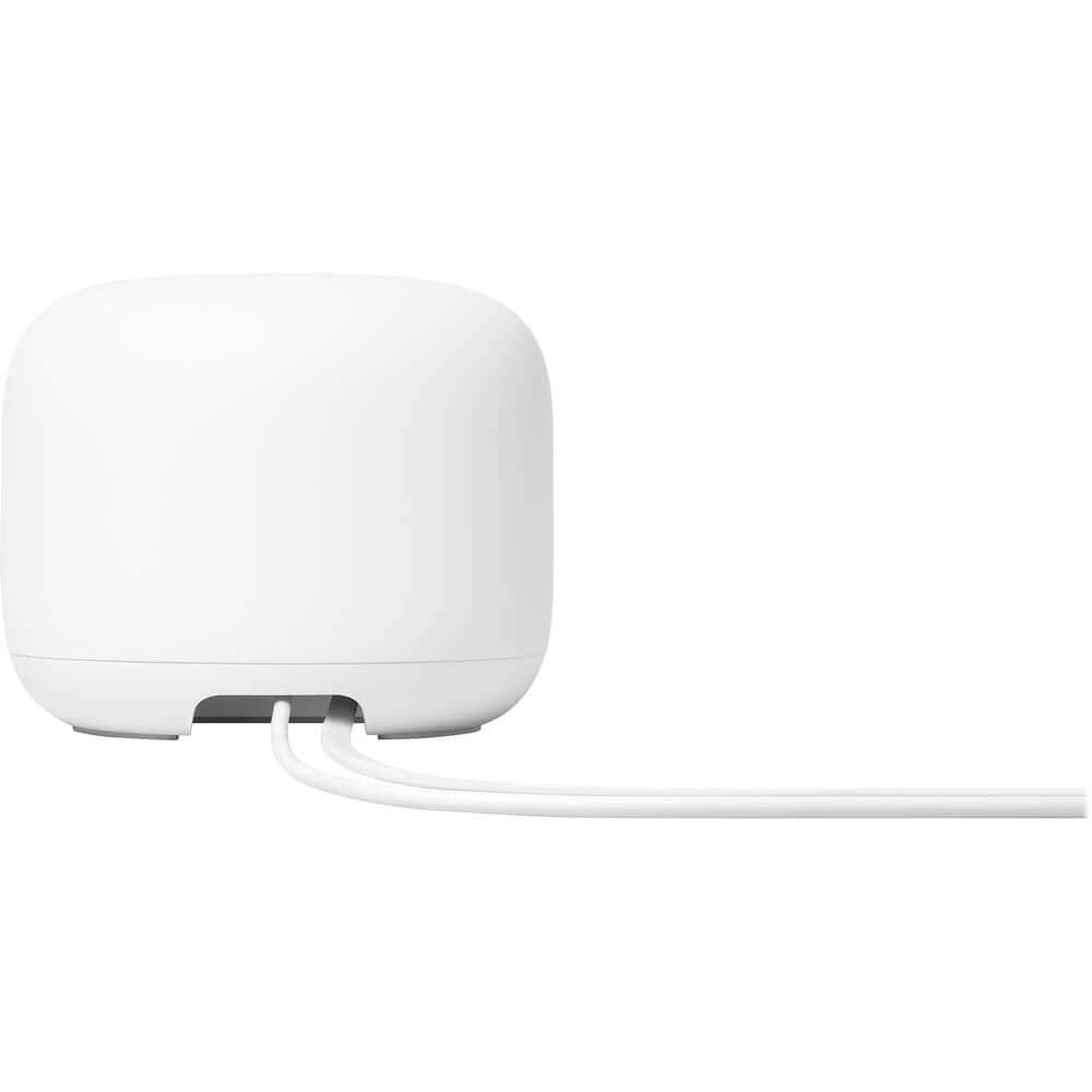 Google Nest Wifi mesh coverage map illustrates expanded signal across rooms.