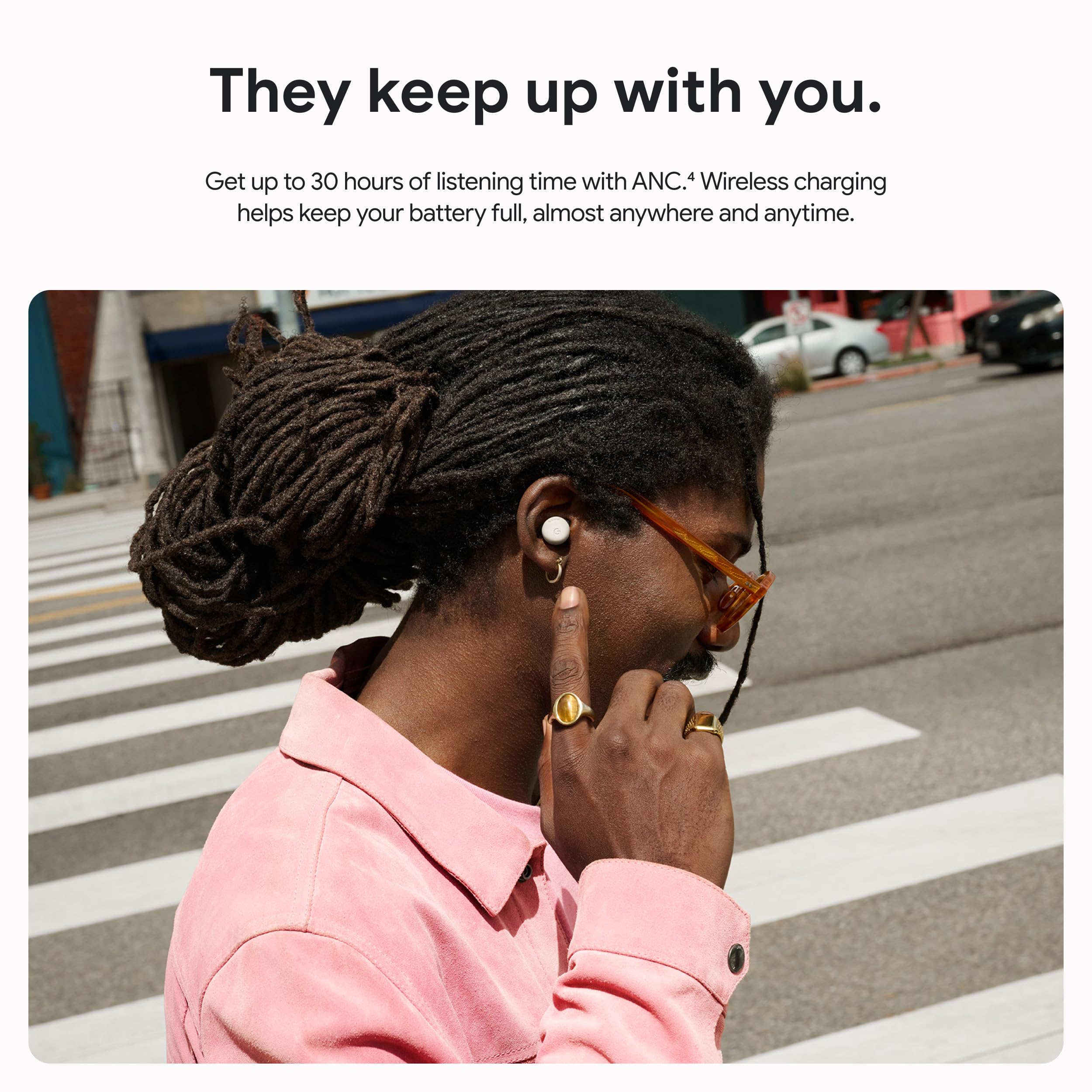 Google Pixel Buds Pro 2 comfort-fit design for long listening sessions