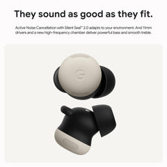 Google Pixel Buds Pro 2 Tensor A1 chip powering premium sound.