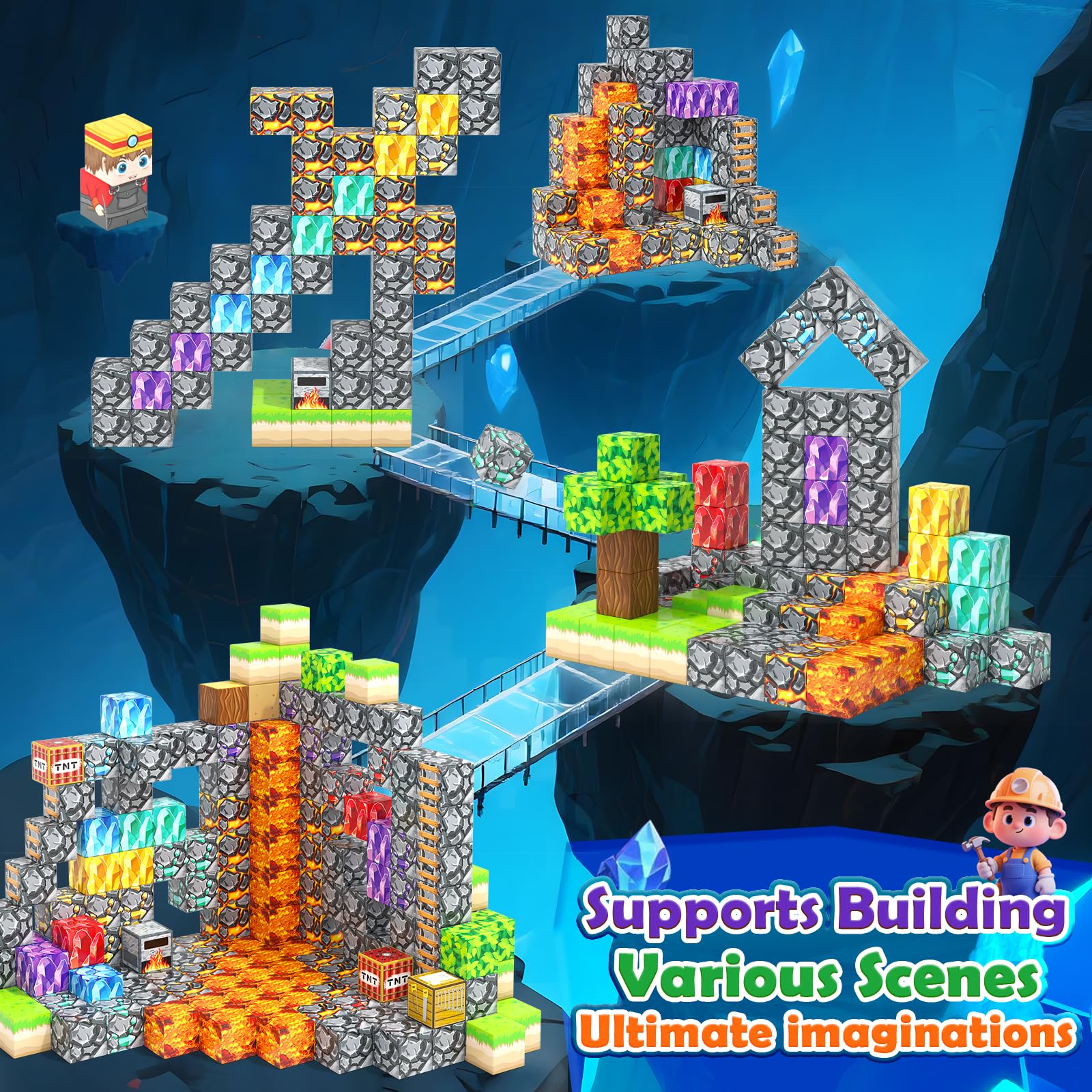 Gooidea Magnetic Blocks make a versatile gift for kids ages 3–12.