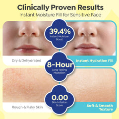 GOONGBE Kids Moisture Face Lotion apply to cheek demonstrates easy, gentle daily use.