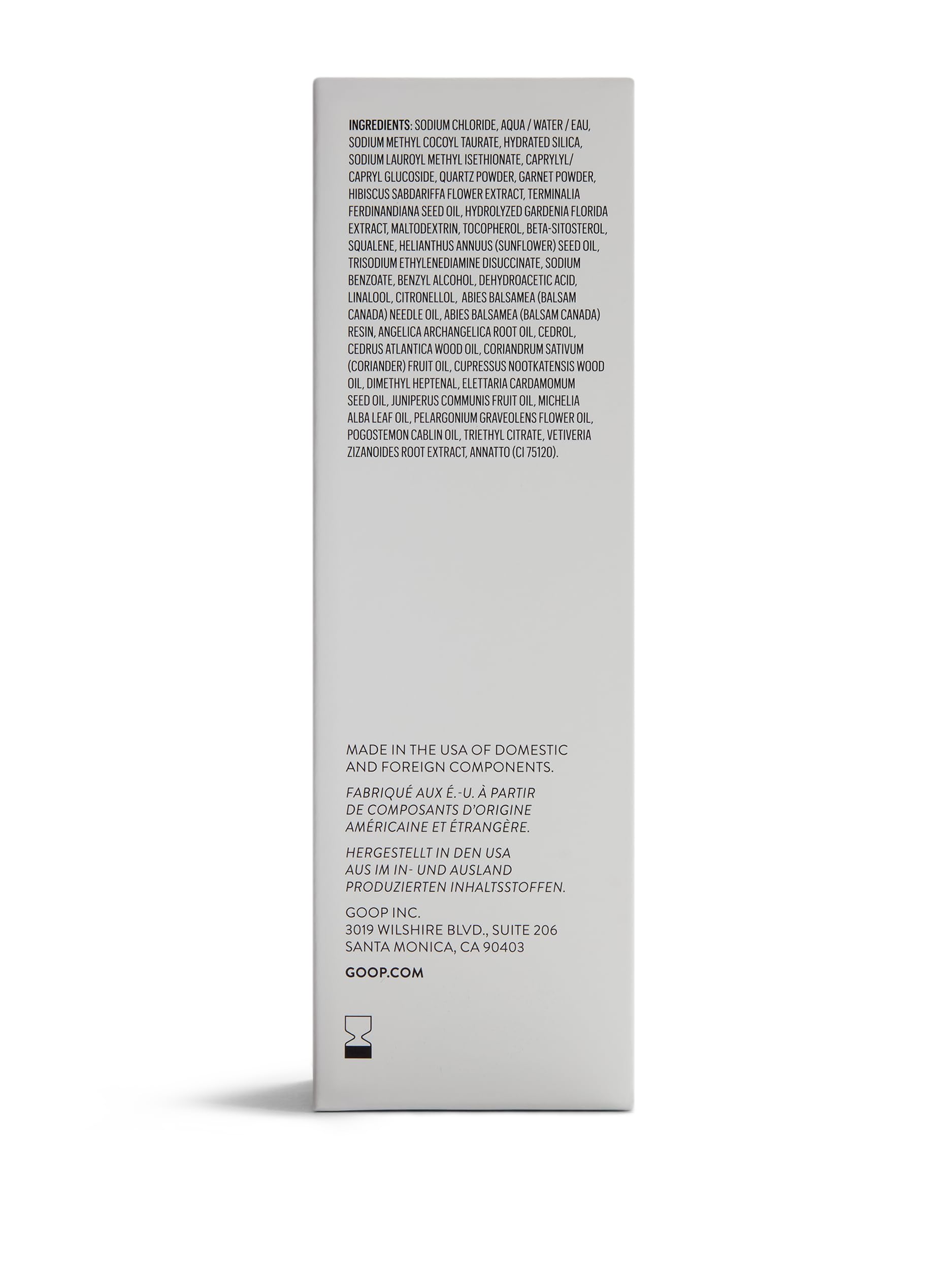 goop Beauty Microderm Body Polish rinse-off cleanse in shower
