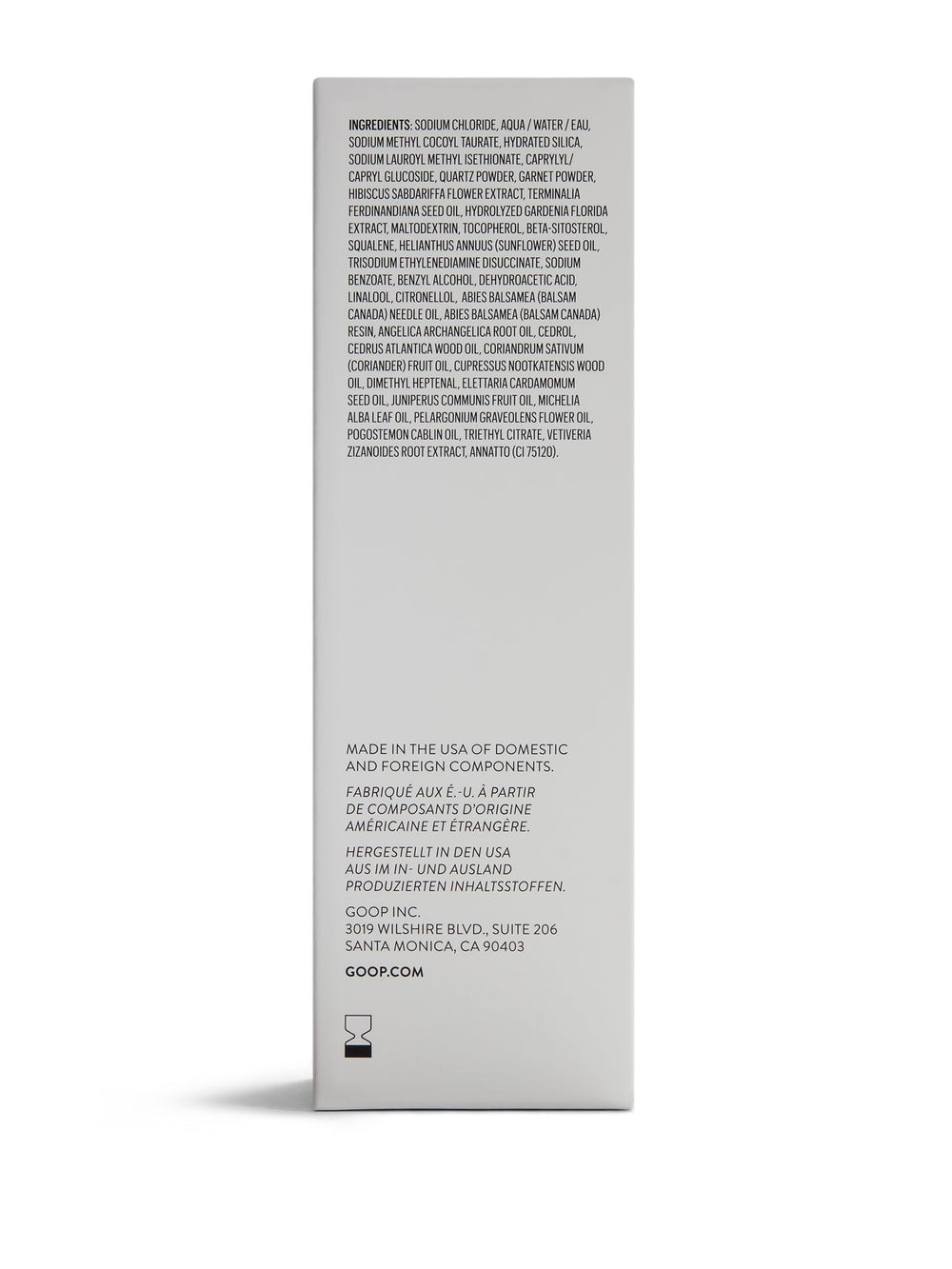 goop Beauty Microderm Body Polish rinse-off cleanse in shower