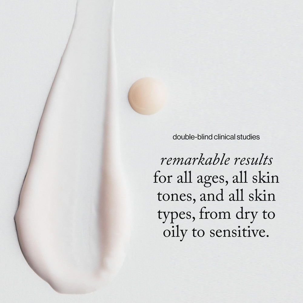 Niacinamide ingredient emphasis, showing brightening and even skin appearance.