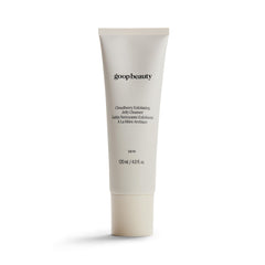 Goop Exfoliating Jelly Cleanser bottle shown for daily use and radiance