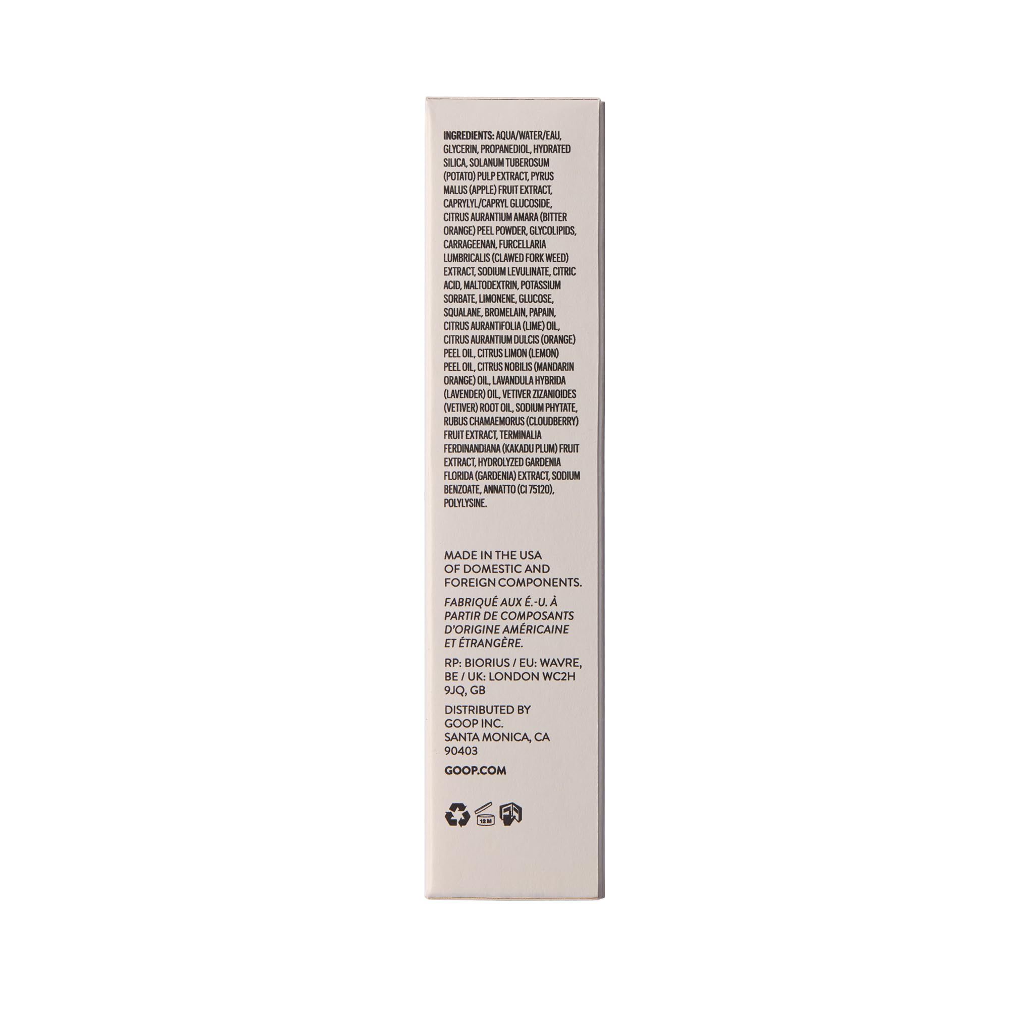 Goop Exfoliating Jelly Cleanser promotes radiant, smooth skin after cleansing