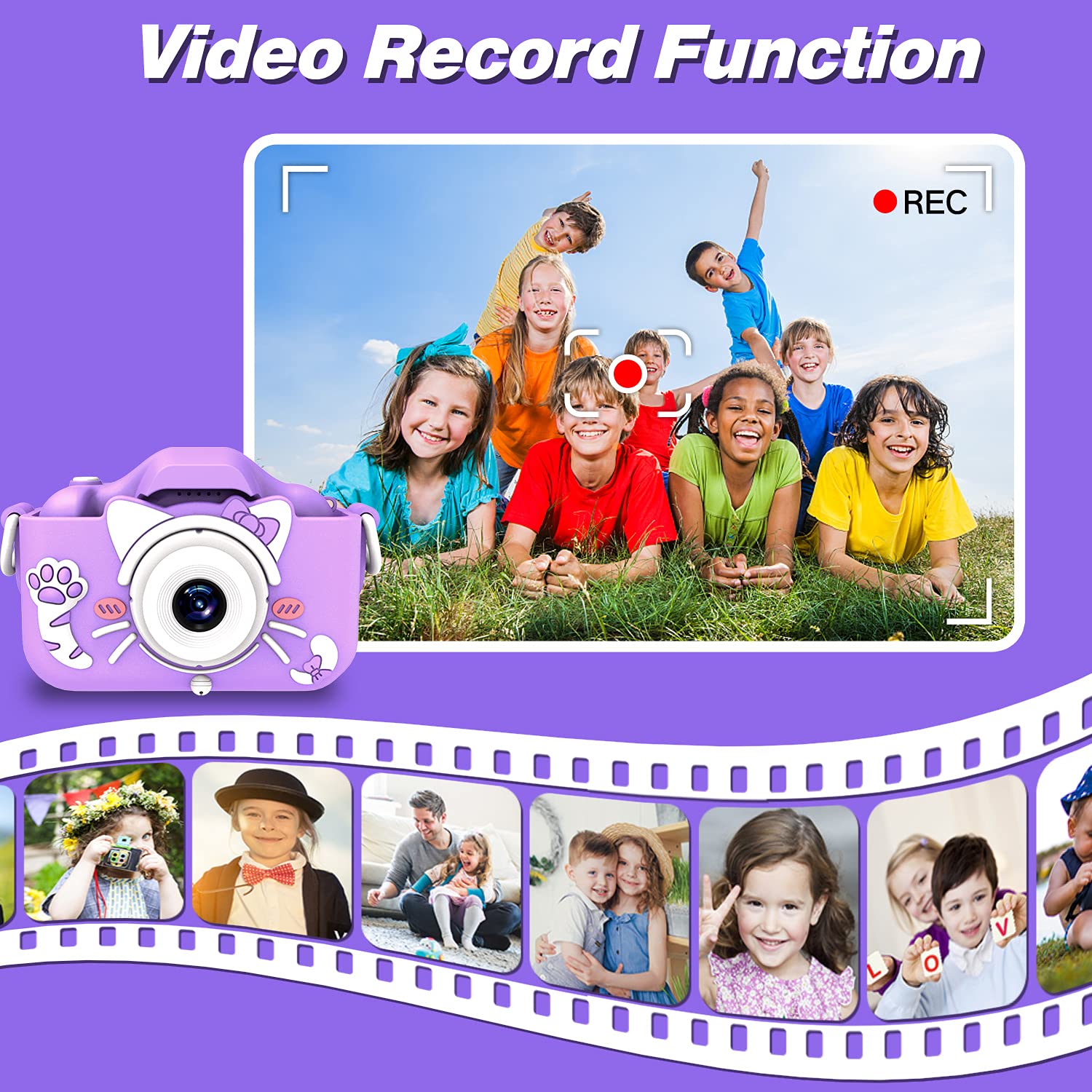 Goopow Kids Camera 28 scene options boost creative storytelling.