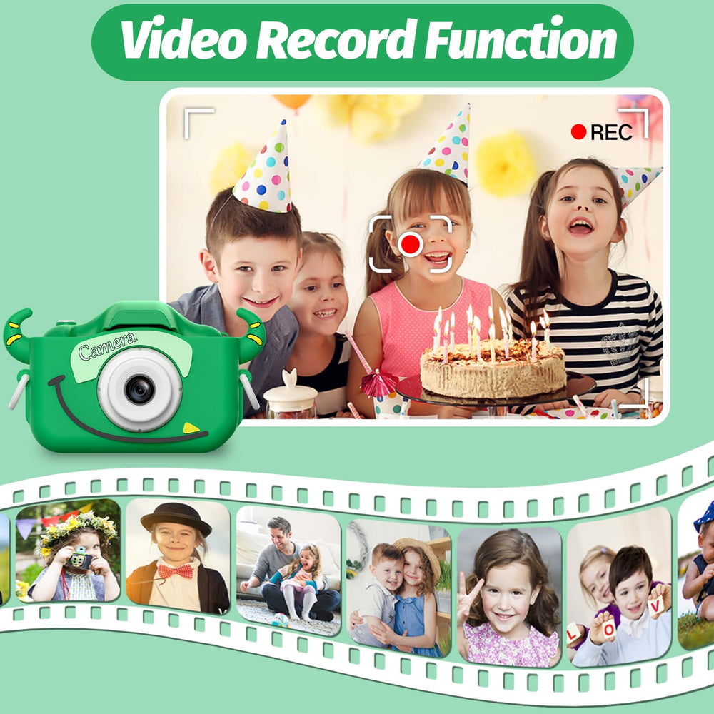 Goopow Kids Camera card reader for quick memory transfer.