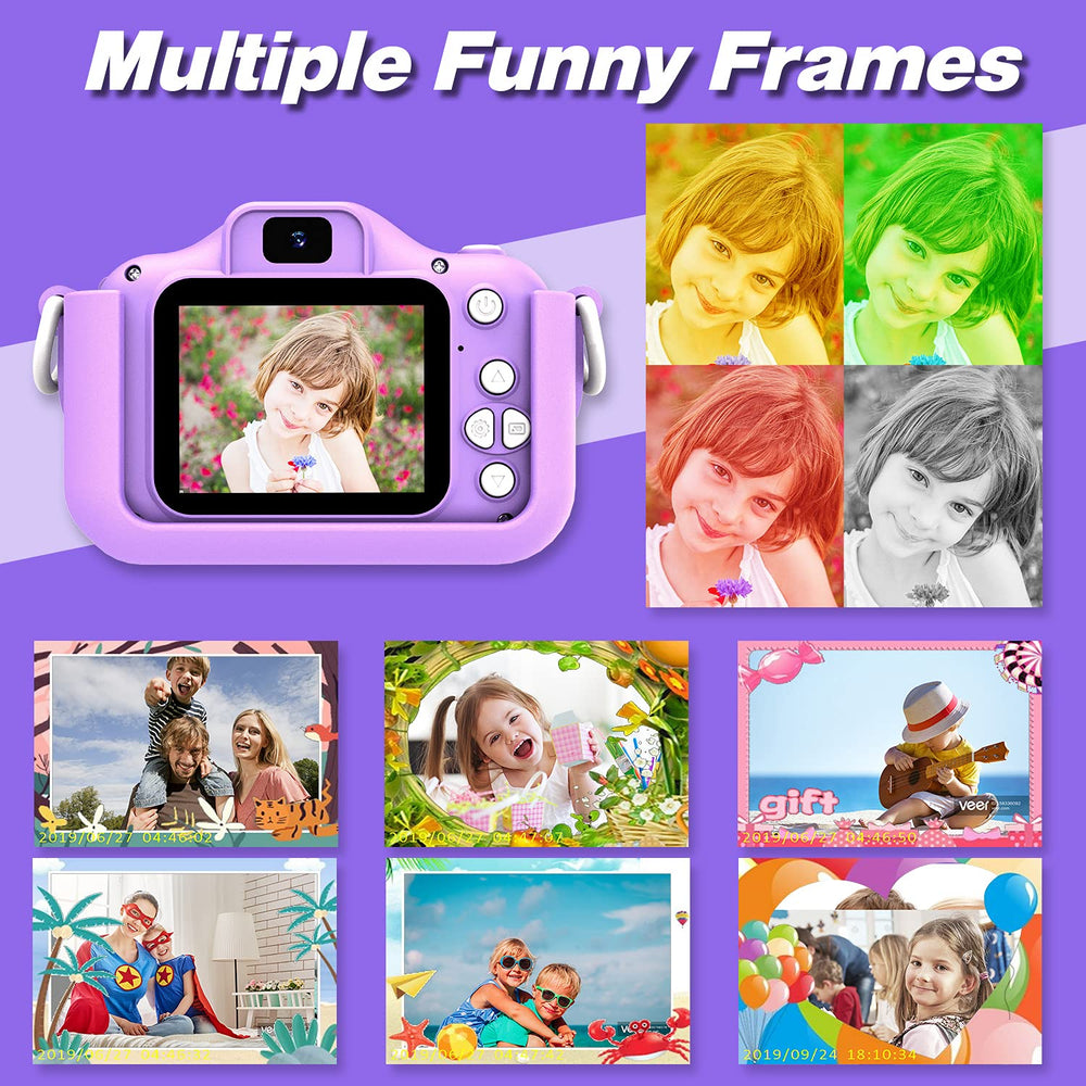 Goopow Kids Camera selfie mode for kid-led photo moments.