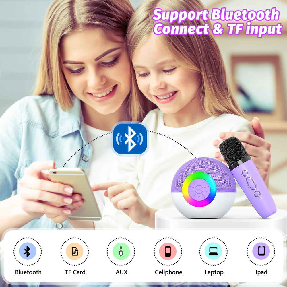 Goopow Mini Karaoke Machine compact design suitable for travel
