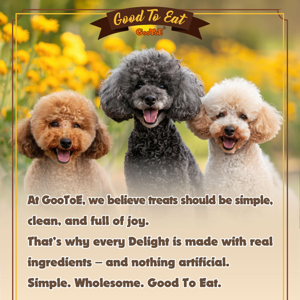 Gootoe small-breed friendly tendons for gentle chewers.
