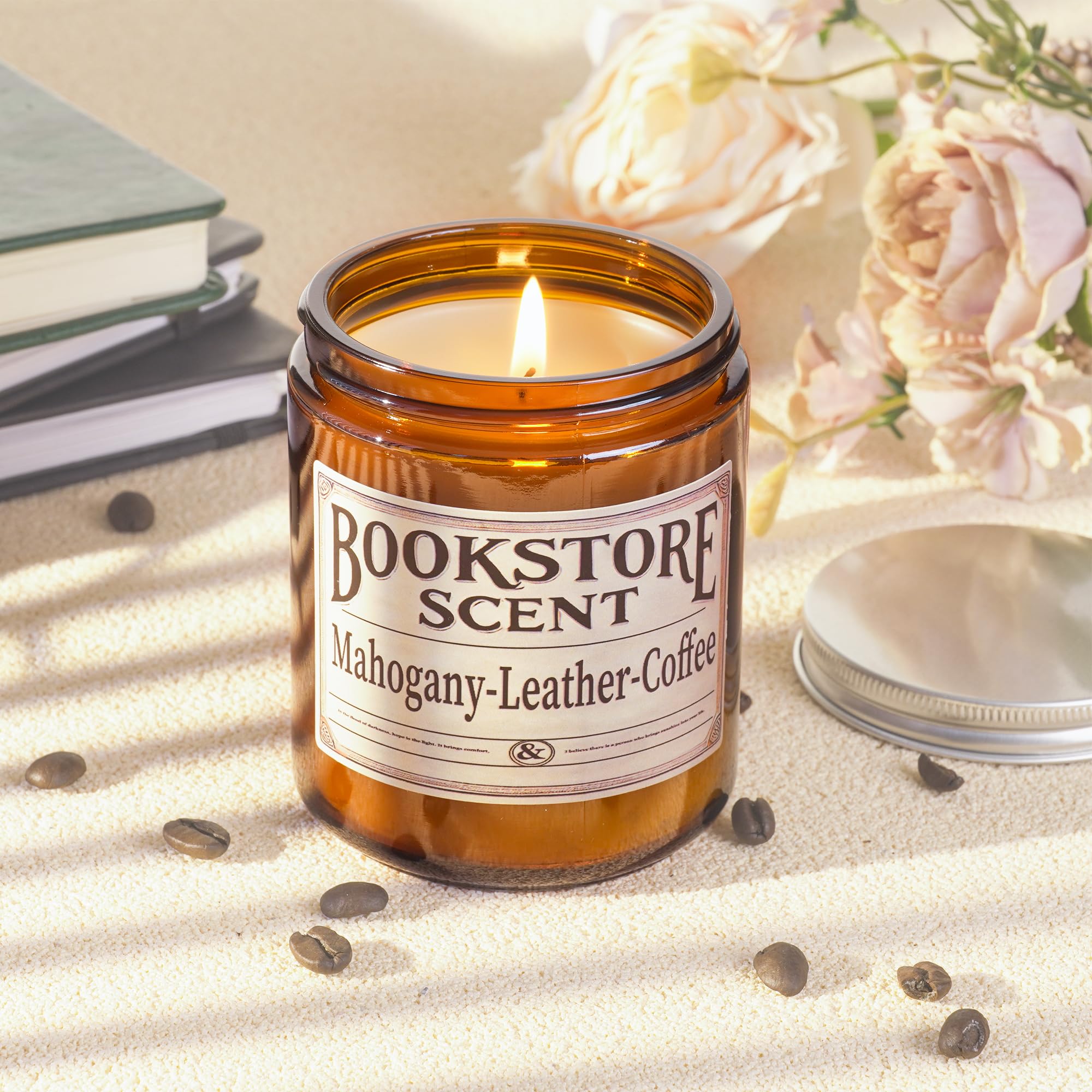 GOPAS Book Lover Candle is gift-ready for book lovers