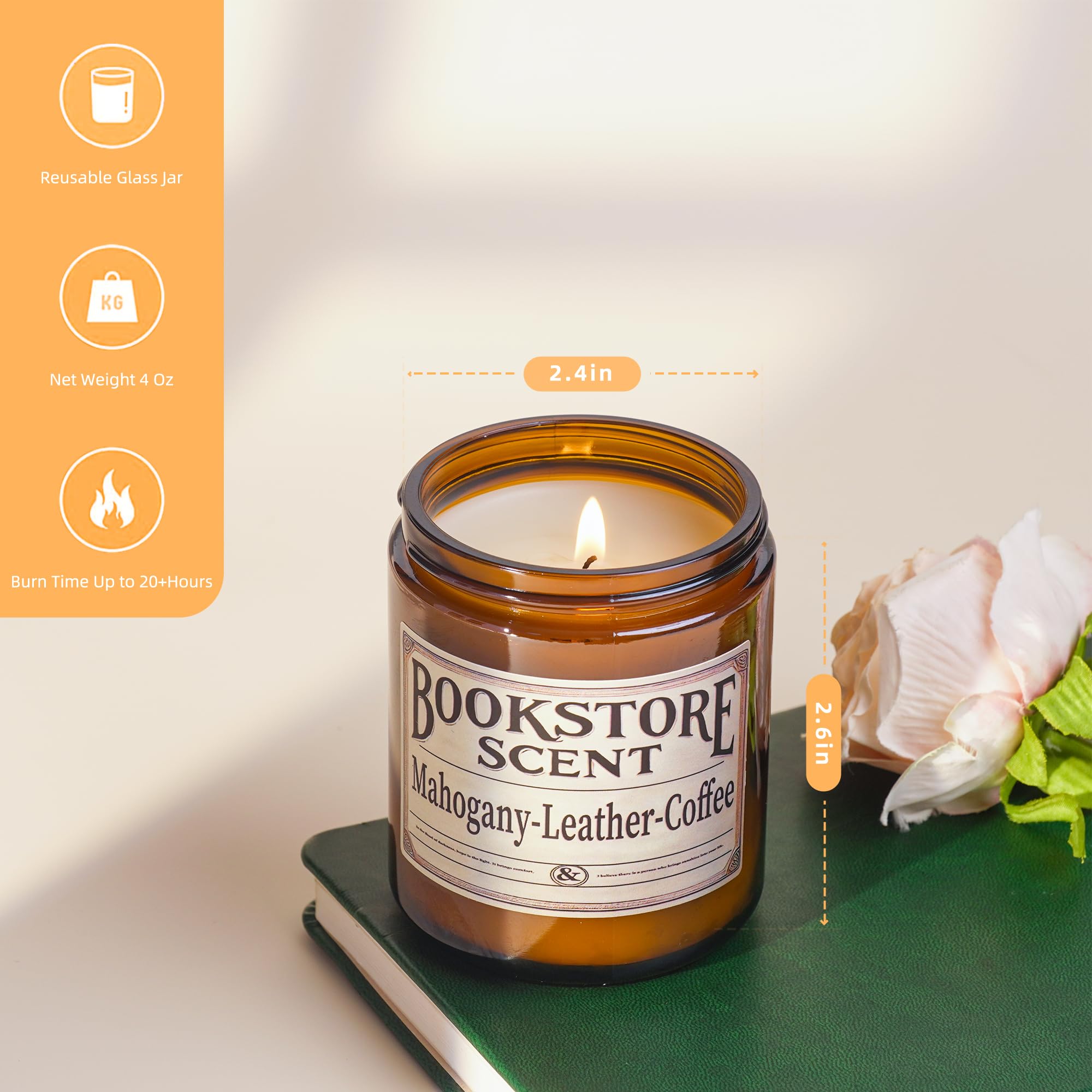 GOPAS Book Lover Candle enhances room ambience for study