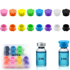 Goqeut 3ml glass vial cap with leak-proof seal keeps contents protected.