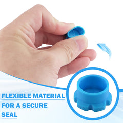 Goqeut silicone protective cap is reusable and easy to clean.