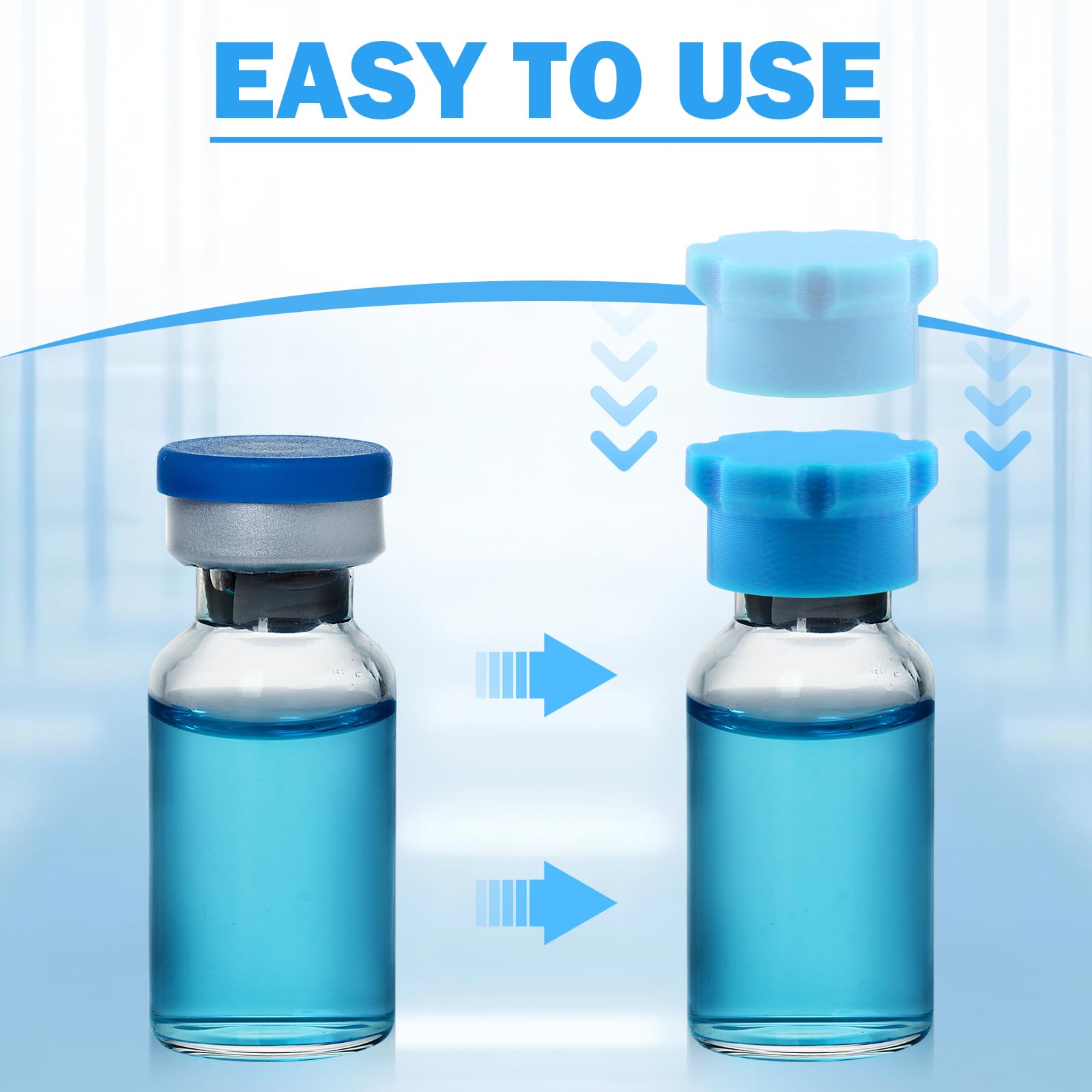 Goqeut vial storage solution for multiple media types.