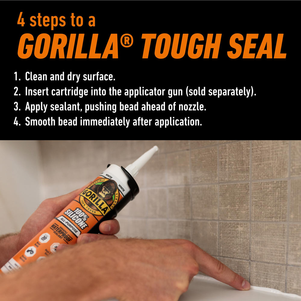 GORILLA flexible sealant meets ASTM C-920 Class 35 for reliability.