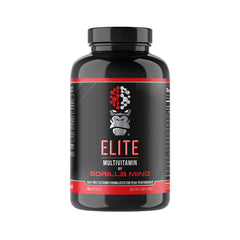 Gorilla Mind Elite bottle front for daily wellness and focus support.