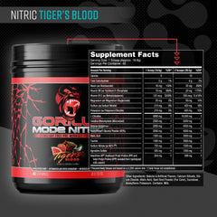 Gorilla Mind Gorilla Mode Nitric Upgraded pour showing mix and flavor potential.