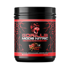 Gorilla Mind Gorilla Mode Nitric Upgraded tub with Tiger's Blood formula for pumps.