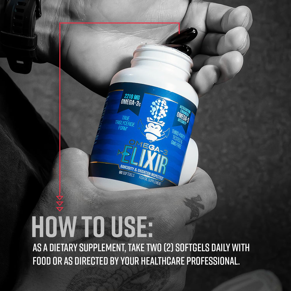 Gorilla Mind Omega-3 Elixir sustainable sourcing from wild-caught fish