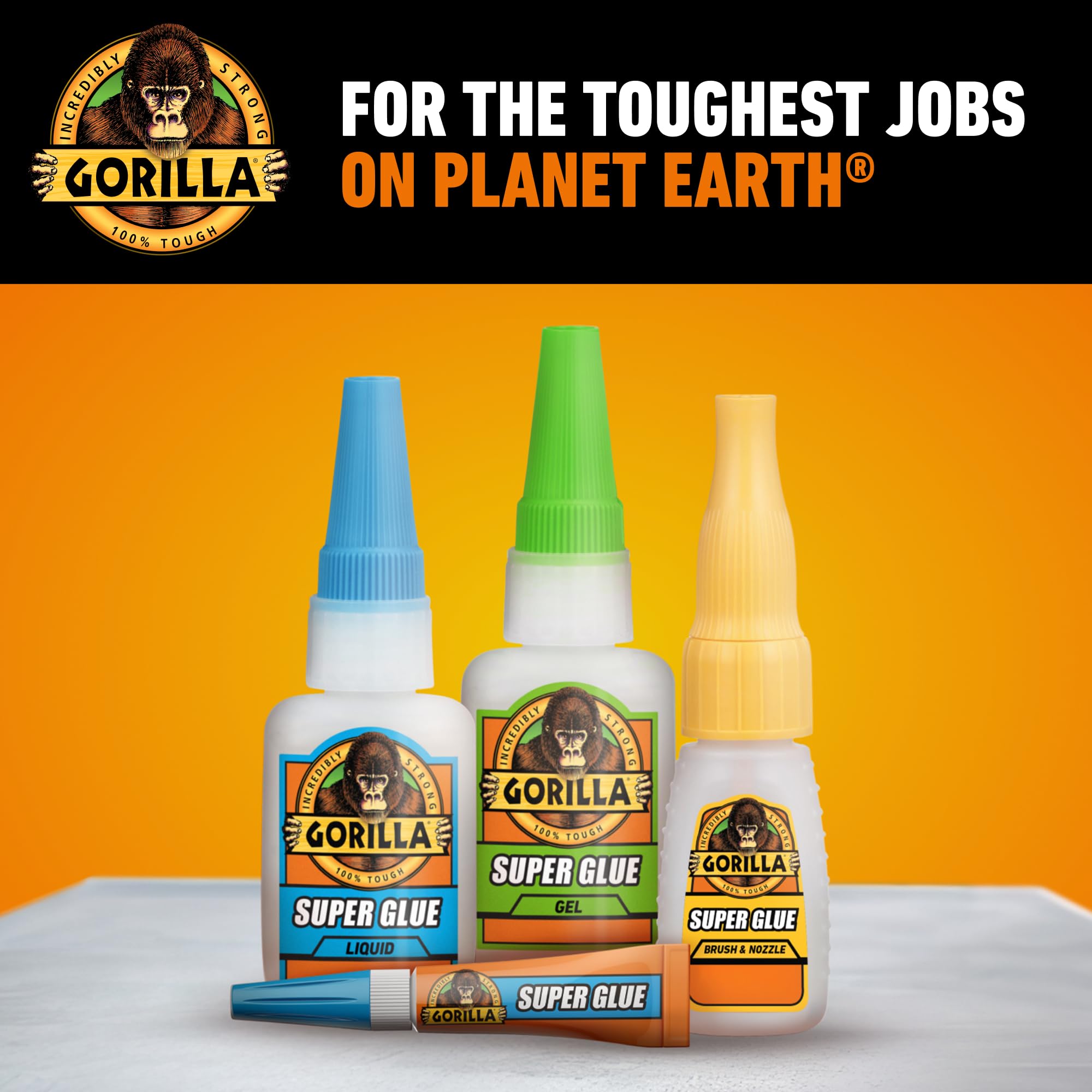 Versatile bonding for plastic, metal, wood, and more.