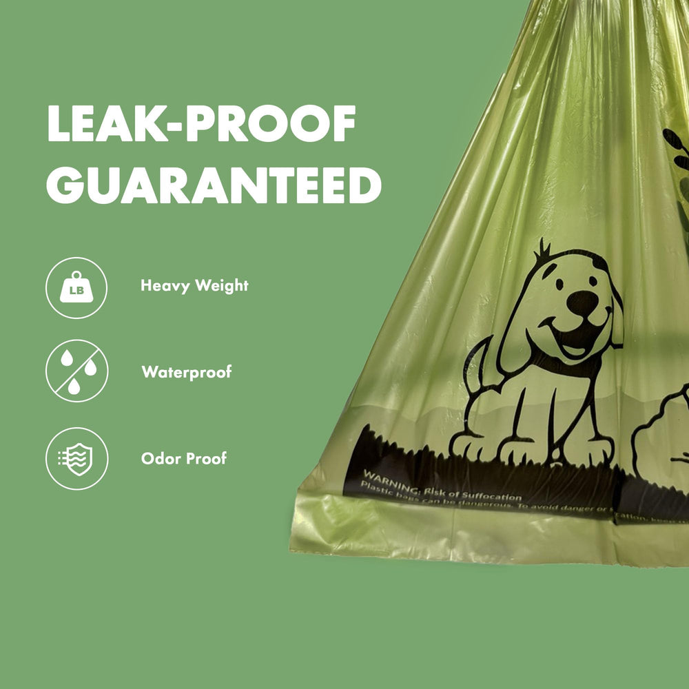 GORILLA SUPPLY thick, leakproof bags help contain messes and odors.